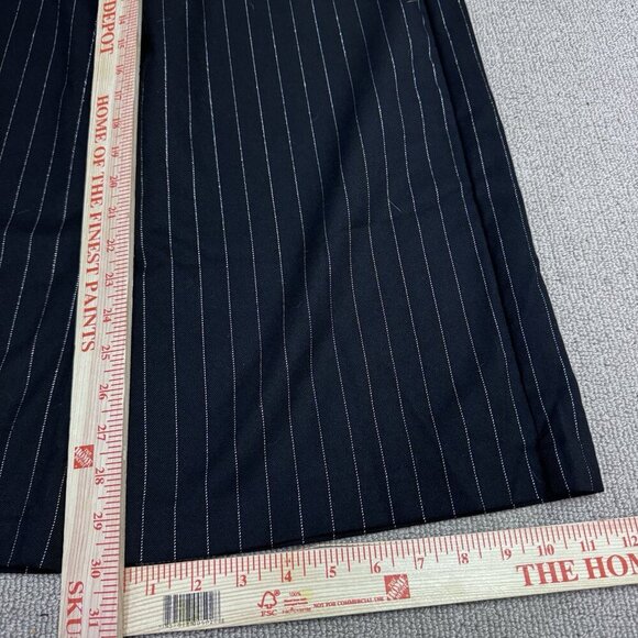 Gap Pants Black Pinstripe Pockets Women’s Size 4 Petite - Picture 4 of 12